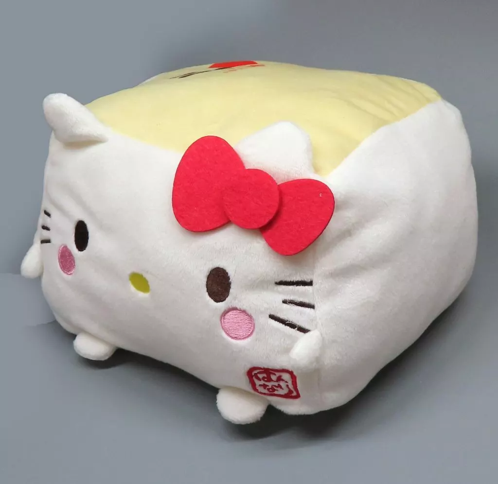 ハローキティ はろうきてぃ はろうきてぃのお豆腐屋さん 揚げ豆腐 USED) Plush - Hannari Tofu / Hello Kitty (ハローキティ ぬいぐるみ