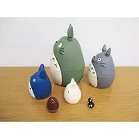 Accessory case - Figure - My Neighbor Totoro / Susuwatari (All Blacky) & Big Totoro & Mid Totoro & Mini Totoro