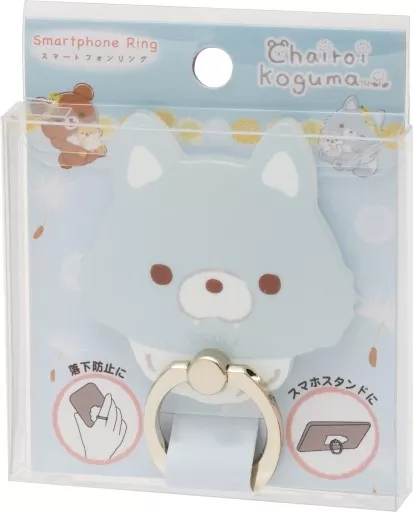 Smartphone Ring Holder - RILAKKUMA / Aoi ko ookami