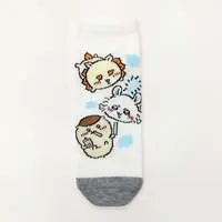 Clothes - Socks - Chiikawa / Momonga & Shisa & Kuri-Manjuu