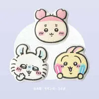 Stationery - Patch - Chiikawa / Usagi & Momonga & Used Bookstore (Kani-chan)
