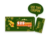 🎄$25 Early Christmas Coupon🎅 (Expiration date: 2025-12-10)