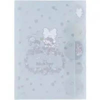 Stationery - Plastic Folder (Clear File) - White tiger and Black tiger