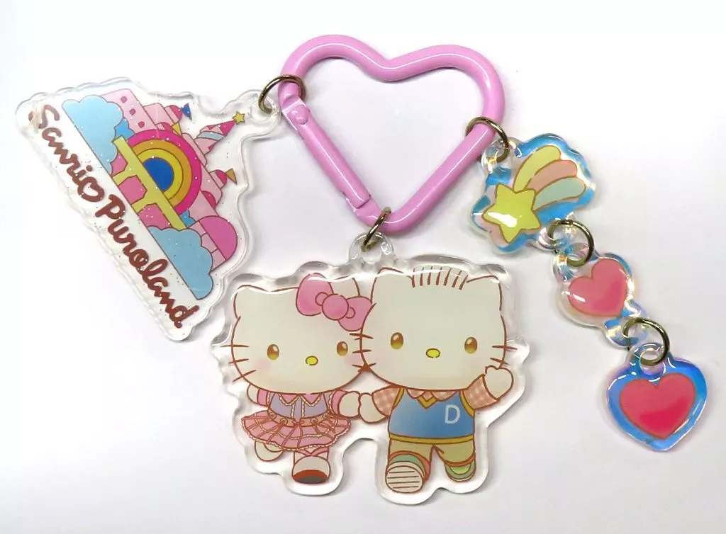 Key Chain - Sanrio characters / Hello Kitty & Dear Daniel