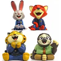 Trading Figure - Zootopia / Nick Wilde & Judy Hopps & Flash