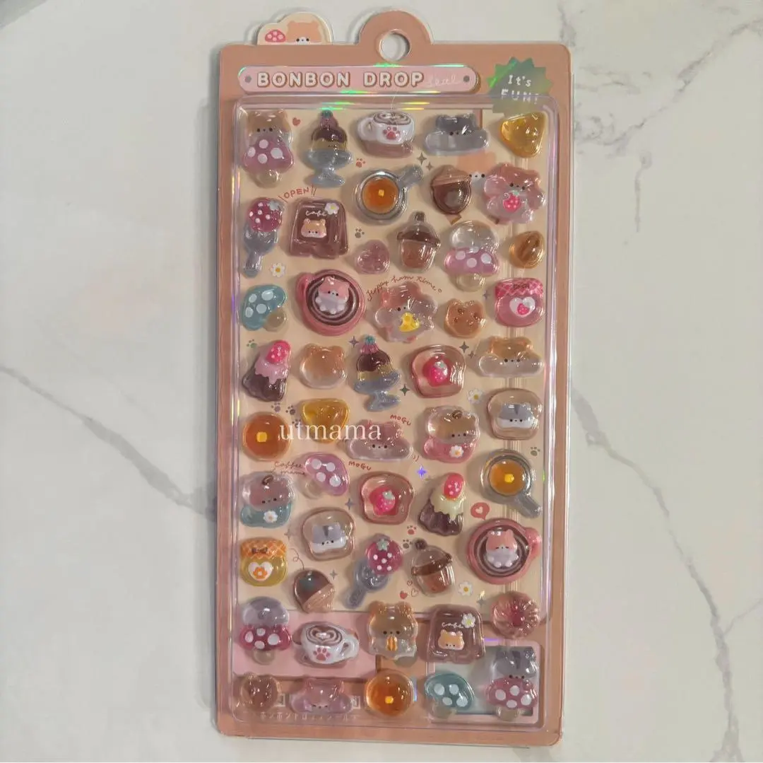 USED) BonBon Drop Seal - Hamster (ボンボンドロップシール はむはむ