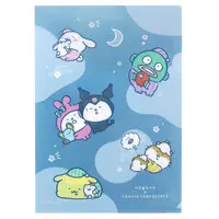 Stationery - Plastic Folder (Clear File) - Sanrio characters