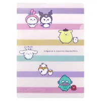 Stationery - Plastic Folder (Clear File) - Sanrio characters