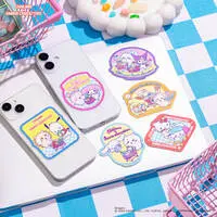 Chiikawa × Sanrio Characters Supermarket Smartphone-sized Stickers (Furuhonya and My Melody)