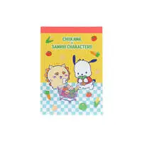 Stationery - Memo Pad - Chiikawa / Pochacco & Shisa