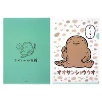 Stationery - Plastic Folder (Clear File) - Japanese giant salamander