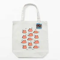 Nagano Characters Nagano Aquarium Tote Bag Mendako Light Gray 