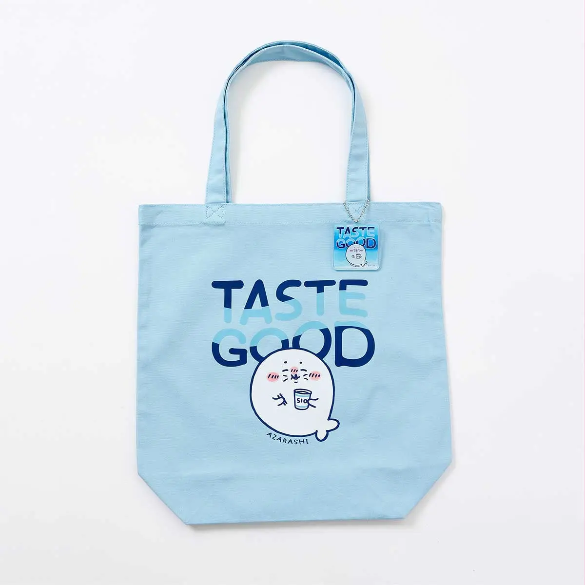 Nagano Characters Nagano Aquarium Tote Bag Azarashi Light Blue 