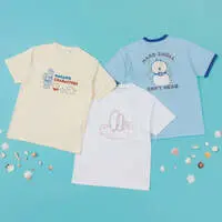 Nagano Characters T-shirts Azarashi-tachi Scream  - L
