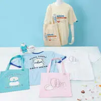 Nagano Characters T-shirts Azarashi-tachi Scream  - L