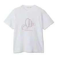 Nagano Characters T-shirts, please stop the ultrasonic waves, white  - L