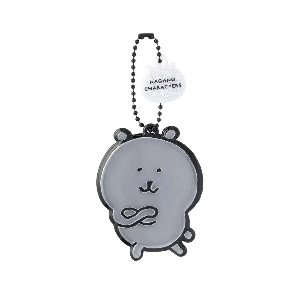 Nagano Characters Reflector Key Holder (Kuma - Arms Crossed
