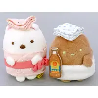 Plush - Stamp - Sumikko Gurashi / Shirokuma & Tapioca