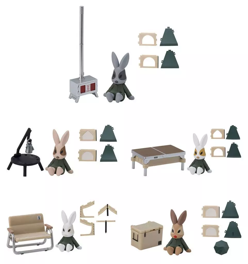 USED) Trading Figure - DOD Miniature Camp (全5種セット 「DOD
