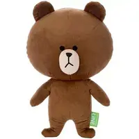 Plush - Stamp - LINE FRIENDS / BROWN