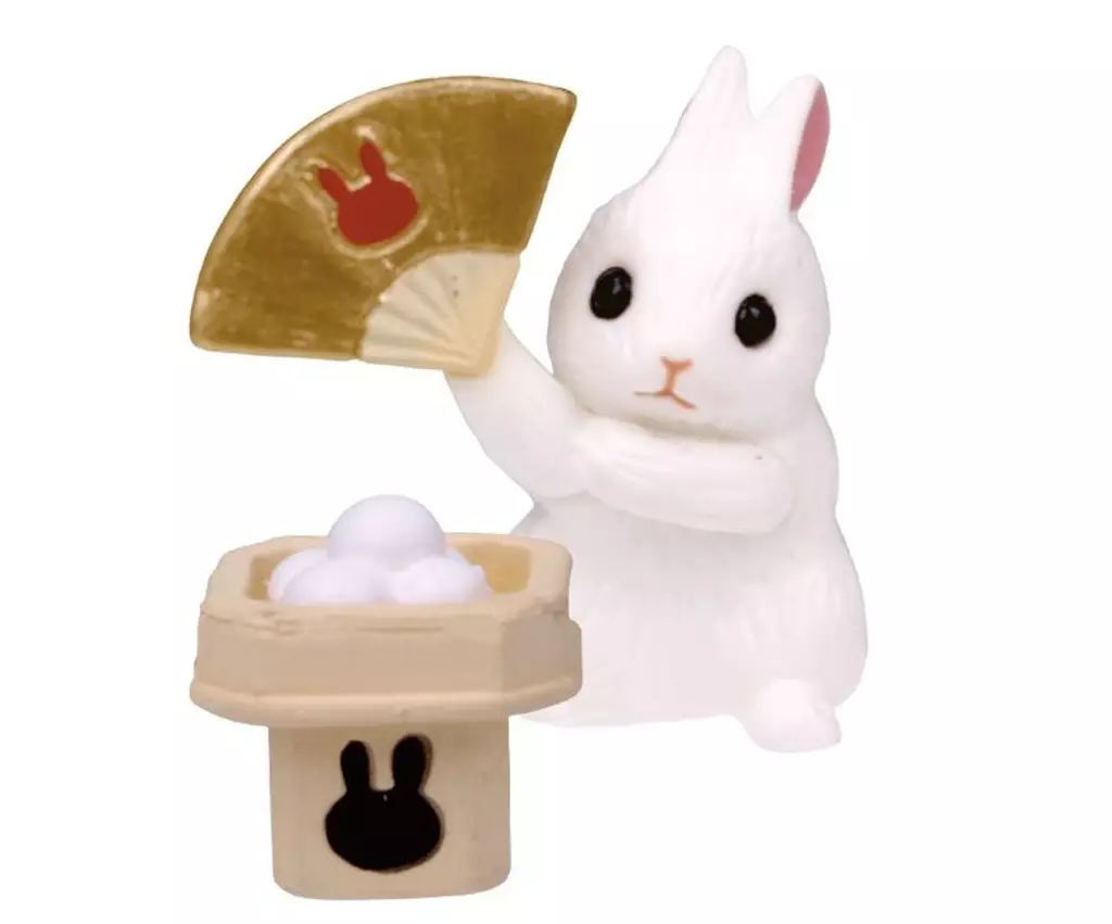 USED) Trading Figure - Mochitsuki Usagi (お月見団子 「もちつき