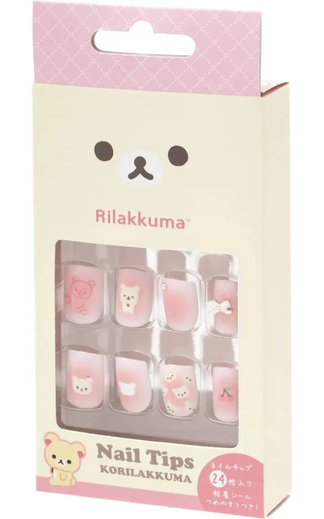 Nail Tips - RILAKKUMA / Korilakkuma