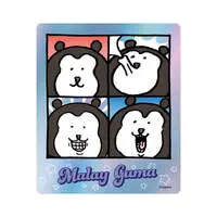 Stickers - Nagano's Characters / Malay-guma (Sun bear)