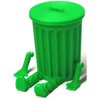 Trading Figure - Colorful Trash Bins