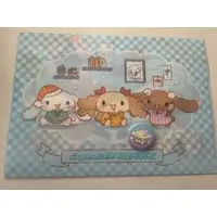 Plastic Folder (Clear File) - Badge - Sanrio / Cinnamoroll