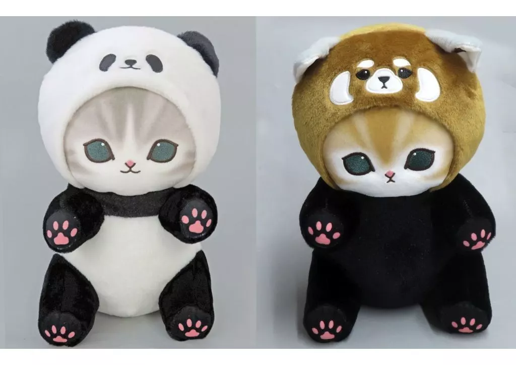 Plush - mofusand / Panda Nyan & Red panda Nyan