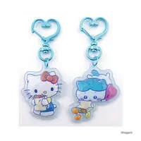 Key Chain - Chiikawa / Hello Kitty & Hachiware