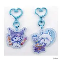 Key Chain - Chiikawa / Kuromi & Momonga