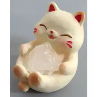Trading Figure - Lucky Cat Resin Crystal Holder