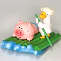 Trading Figure - Fruit Goose vs Dudu Pig Rampage Check-In Squad Series