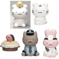 Trading Figure - White tiger and Black tiger / Dr.Usagi & Dog police officer