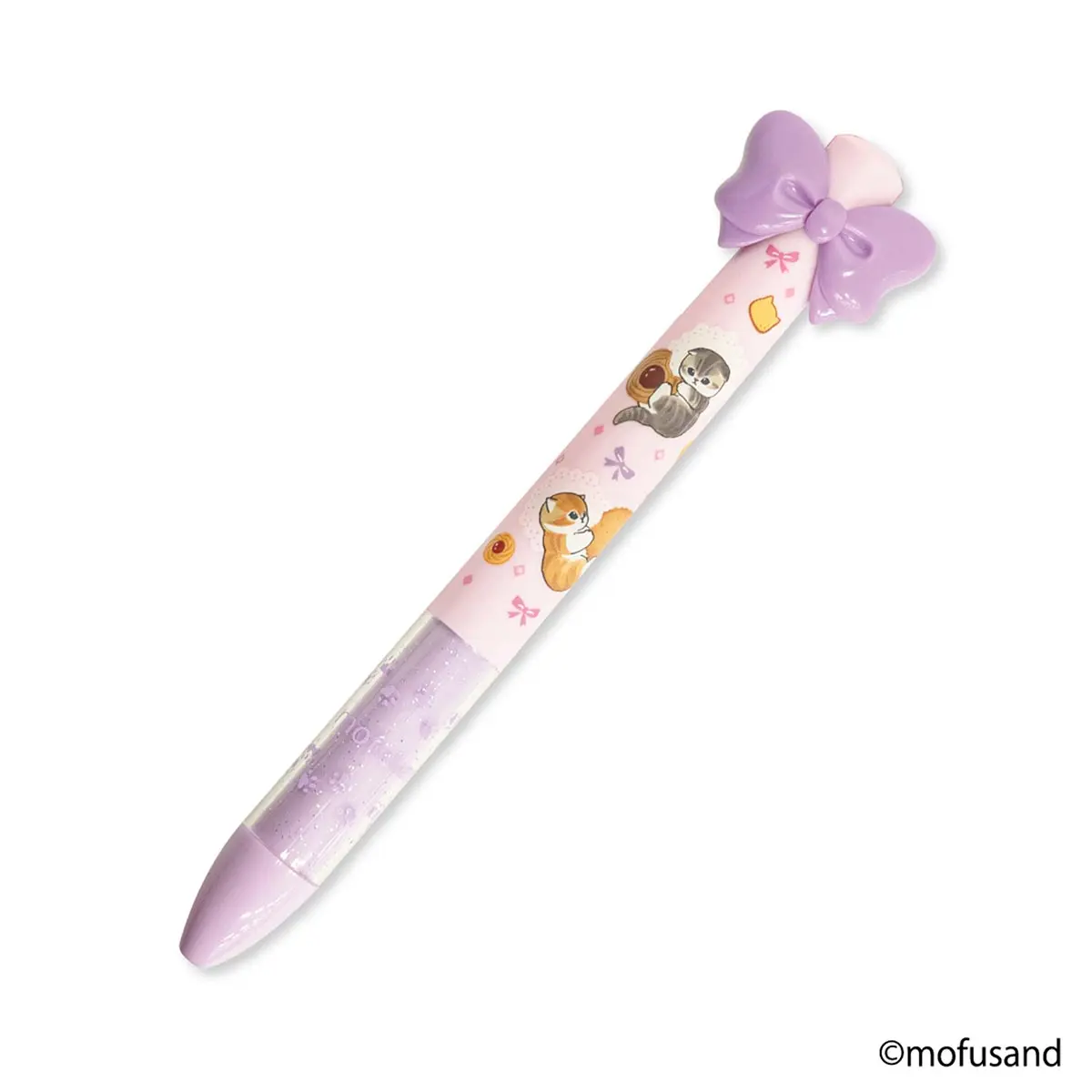 mofusand Ribbon Ballpoint Pen (Cookie Meow)