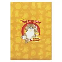mofusand Lazy Meow Clear File (Covered in Potato Chips)