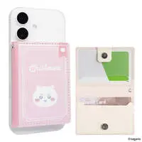 Chiikawa BookType MagSafe Compatible Card Wallet (Hachiware/Book)