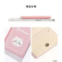 Chiikawa BookType MagSafe Compatible Card Wallet (Hachiware/Book)