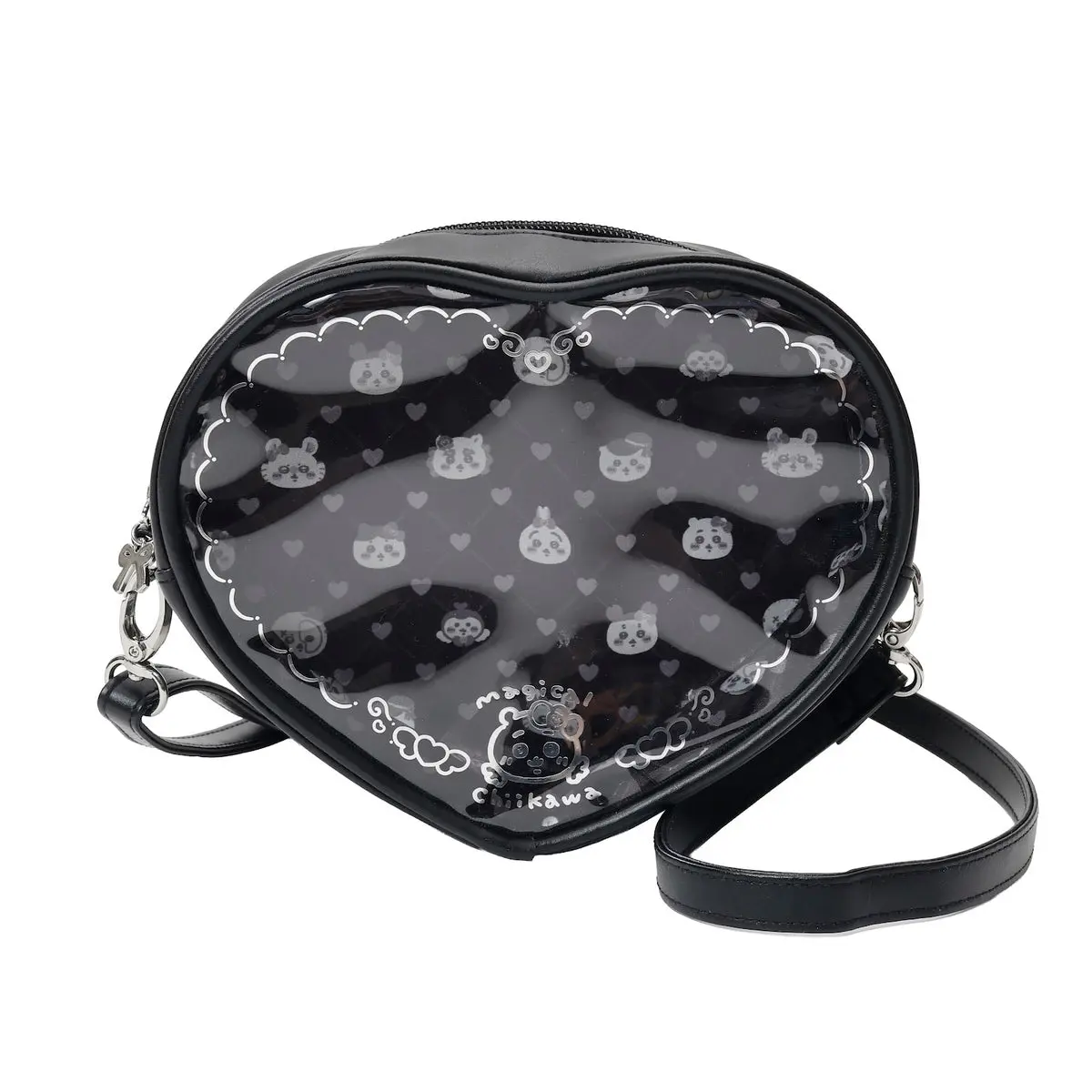 Magical Chiikawa Shoulder Bag (Heart / Black)
