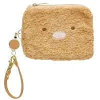 Plush - Commuter pass case - Sumikko Gurashi / Tonkatsu (Capucine)