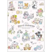 Stationery - Plastic Folder (Clear File) - San-X Universe