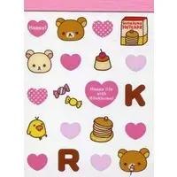 Stationery - Memo Pad - RILAKKUMA / Korilakkuma & Kiiroitori & Rilakkuma