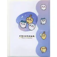 Stationery - Plastic Folder (Clear File) - Chiikawa