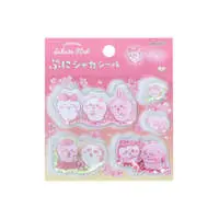 Chiikawa Puni-Shaka Shaker Stickers (Sakura Pink - Sakura)