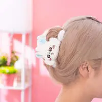 Chiikawa Plush Face Claw Clip (Momonga)
