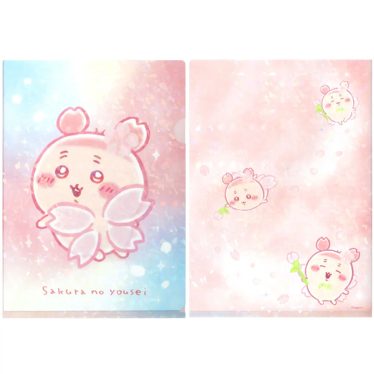 Chiikawa Sakura Fairy Hologram Clear File