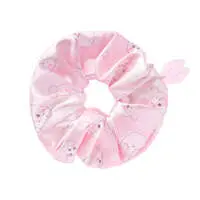 Chiikawa Sakura Fairy Satin Scrunchie with Charm
