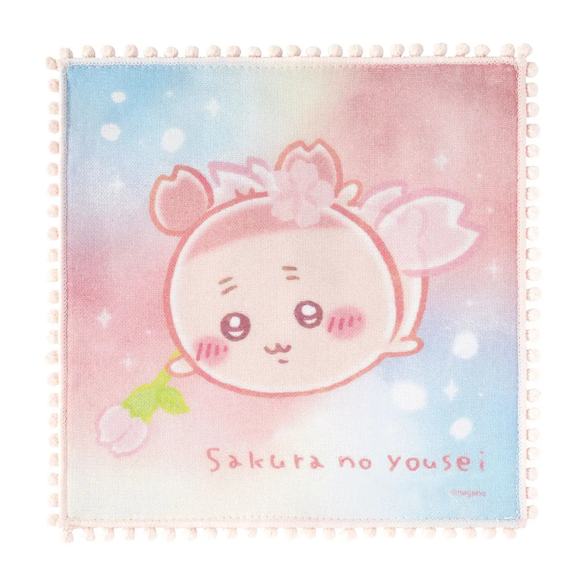 Chiikawa Sakura Fairy Gauze Hand Towel with Lace