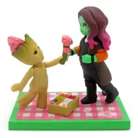 Trading Figure - MARVEL / Groot & Gamora